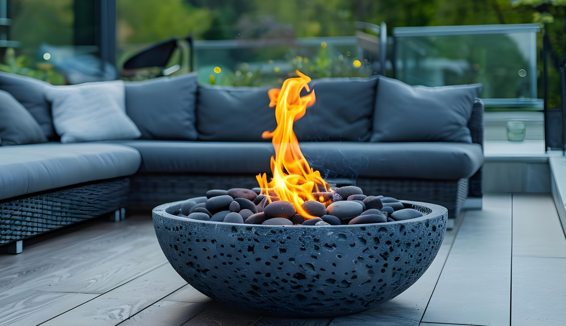 Round Concrete Fire Pit – The Heart of Every Gathering